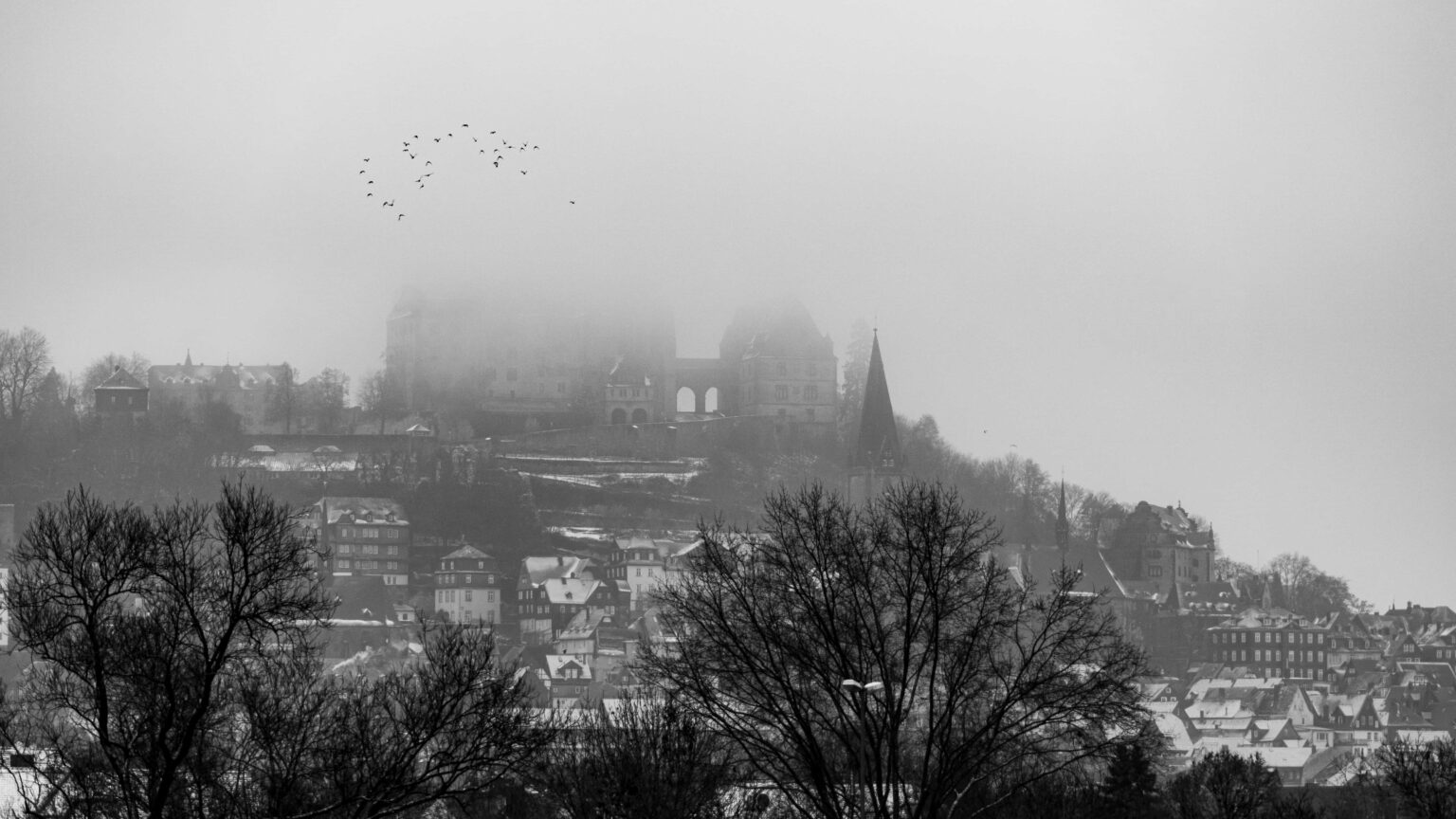 marburg im nebel
